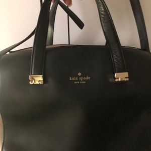 Black and Creme Kate Spade handbag
